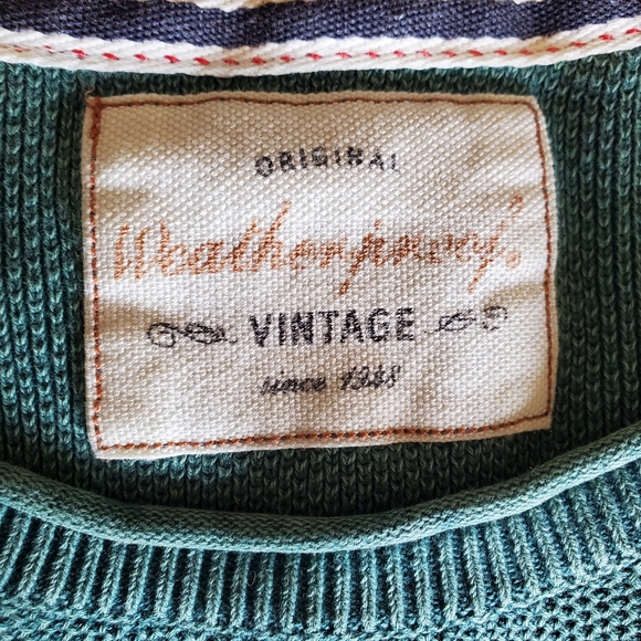 Men's XXL "Weatherproof" Seagreen sweatshirt - Picture 3 of 10